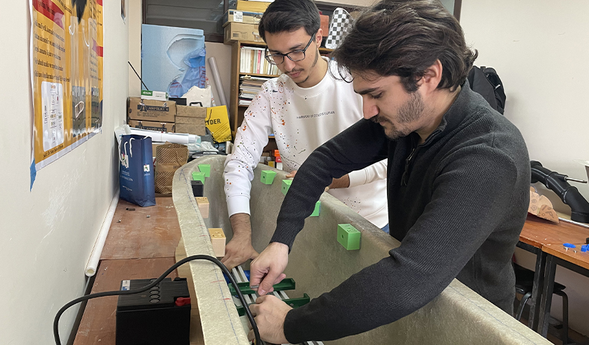 KTÜ'nün su üstü insansız deniz aracı mavi sularla buluşmaya hazırlanıyor