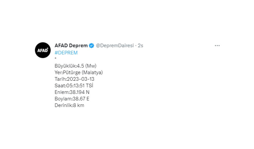 Malatya-art-arda-iki-depremle-sarsıldı