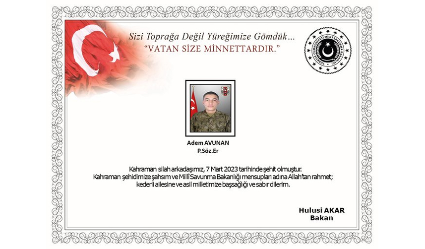 MSB-acı-haberi-duyurdu!-1-asker-şehit