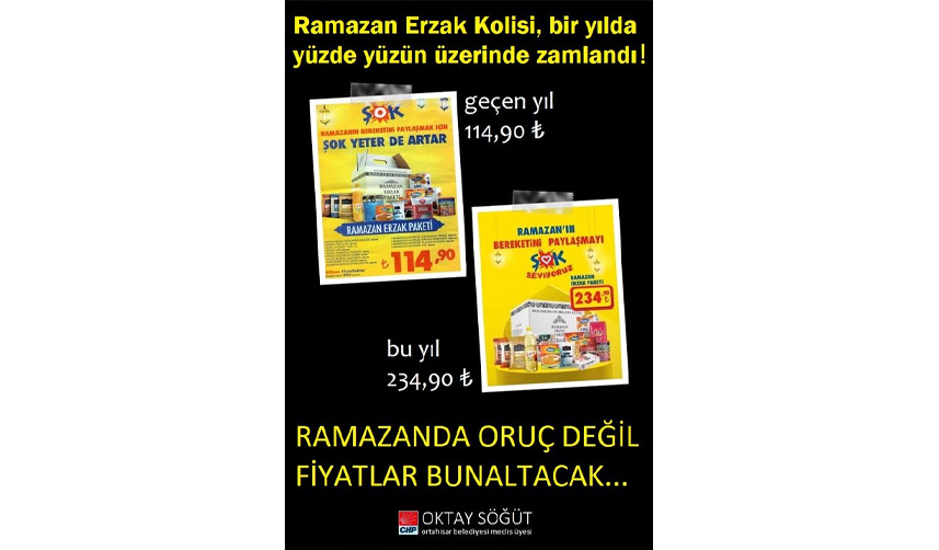 CHP Meclis üyesinden ramazan kolisi tepkisi! 