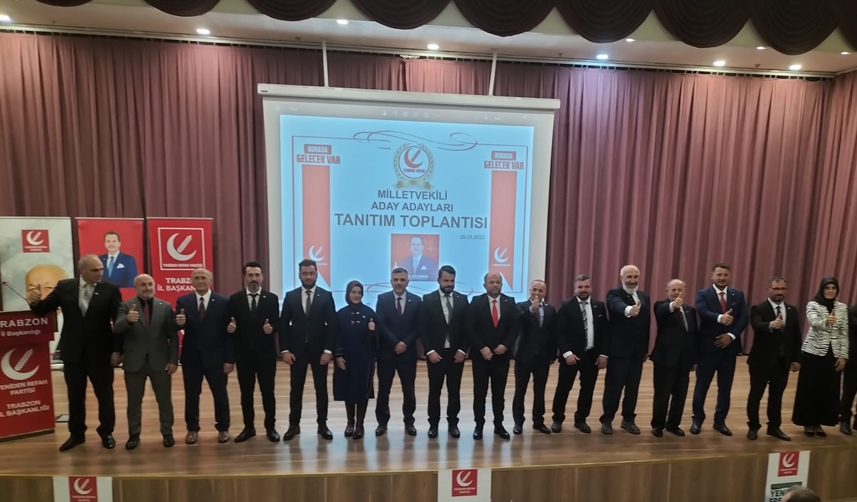 Yeniden Refah Partisi Trabzon'da Aday adaylarını tanıttı