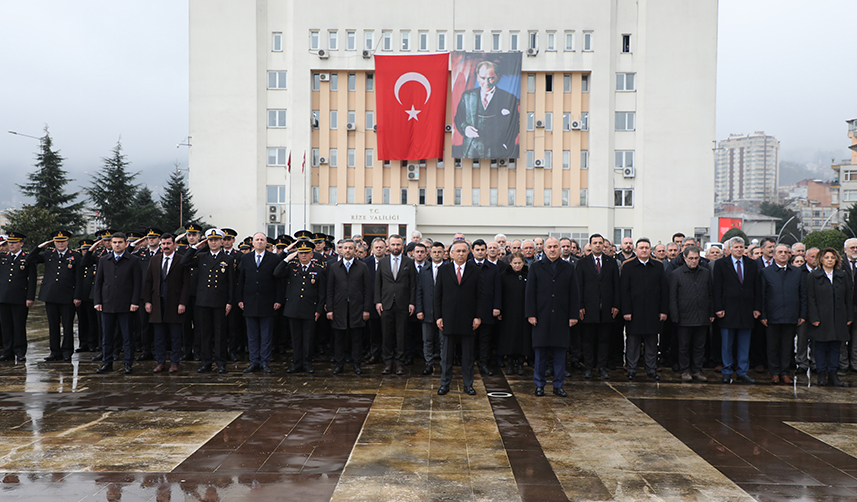 Rize'nin kurtuluş yıl dönümü törenle kutlandı