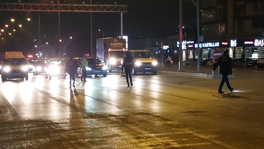 Samsun'da polis motosikleti kaza yaptı! 1 şehit 1 yaralı