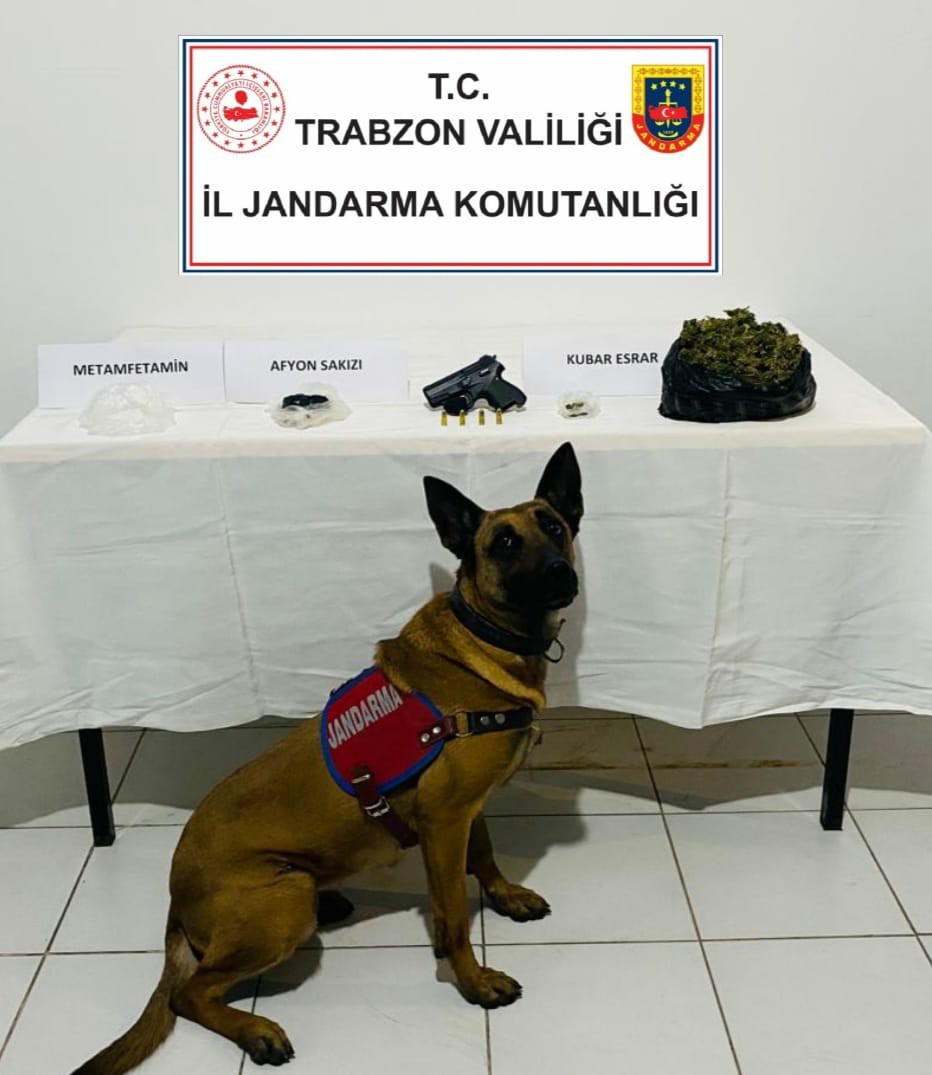 Samsun'dan Trabzon'a uyuşturucu getirdiler, Yatkın'a yakalandılar