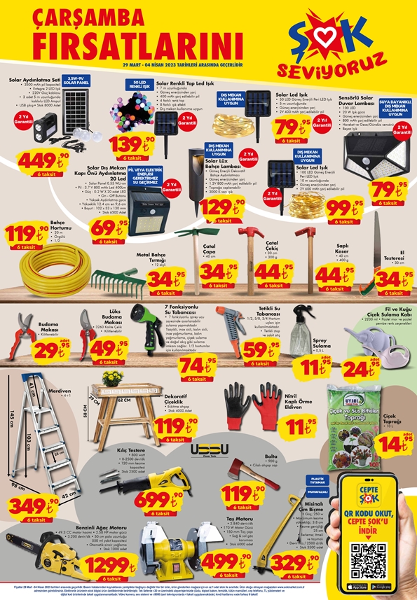 Şok aktüel ürünler 29 Mart 4 Nisan 2023! Şok’ta bu hafta neler var?