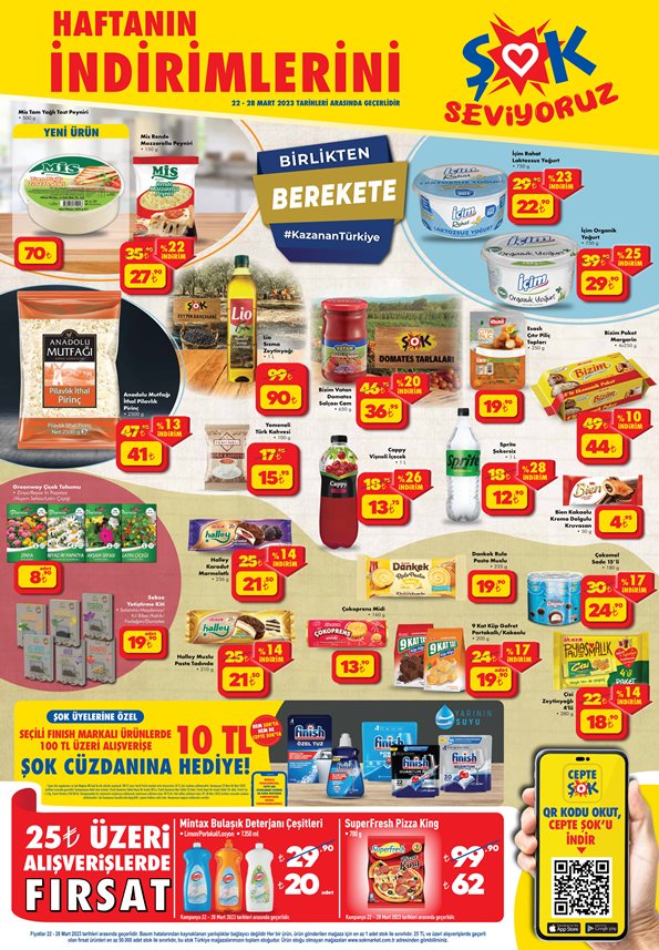 Şok’ta bu hafta neler var? Şok Aktüel ürünler kataloğu 22-28 Mart 2023