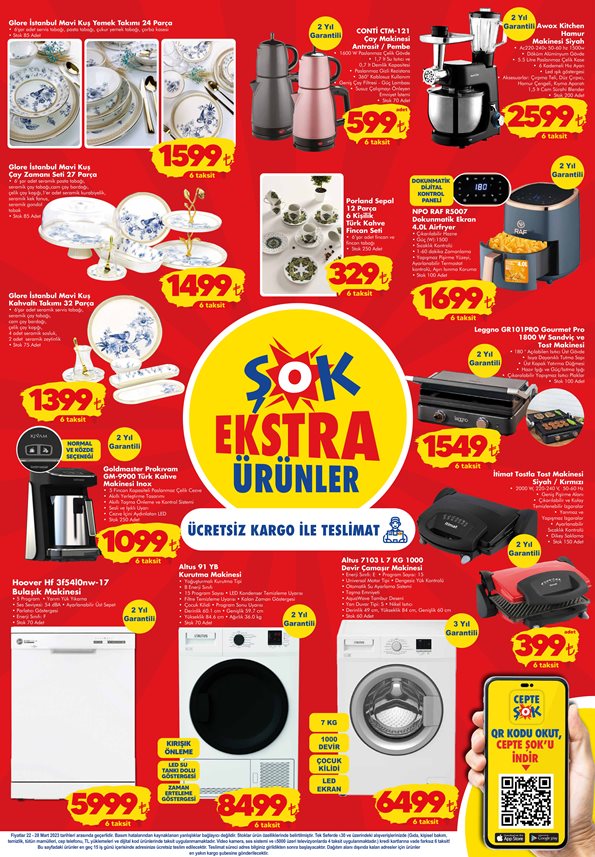 Şok’ta bu hafta neler var? Şok Aktüel ürünler kataloğu 22-28 Mart 2023