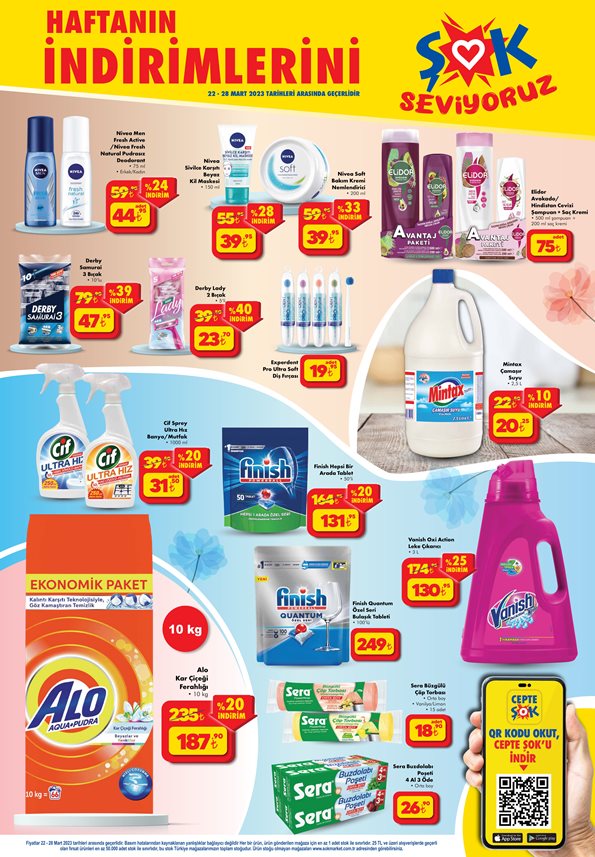 Şok’ta bu hafta neler var? Şok Aktüel ürünler kataloğu 22-28 Mart 2023