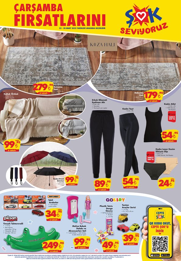 Şok’ta bu hafta neler var? Şok Aktüel ürünler kataloğu 22-28 Mart 2023