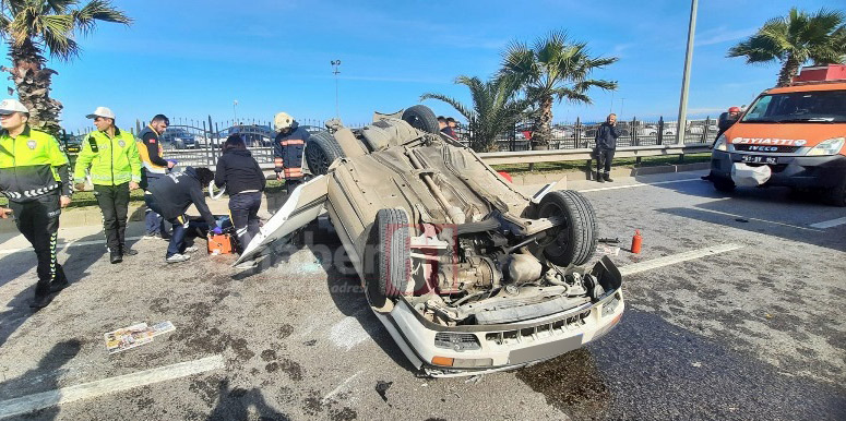 Trabzon'da feci kaza! 1 ölü 4 yaralı