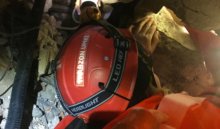 Trabzon UMKE ekibi yaşadıkları anları anlattı