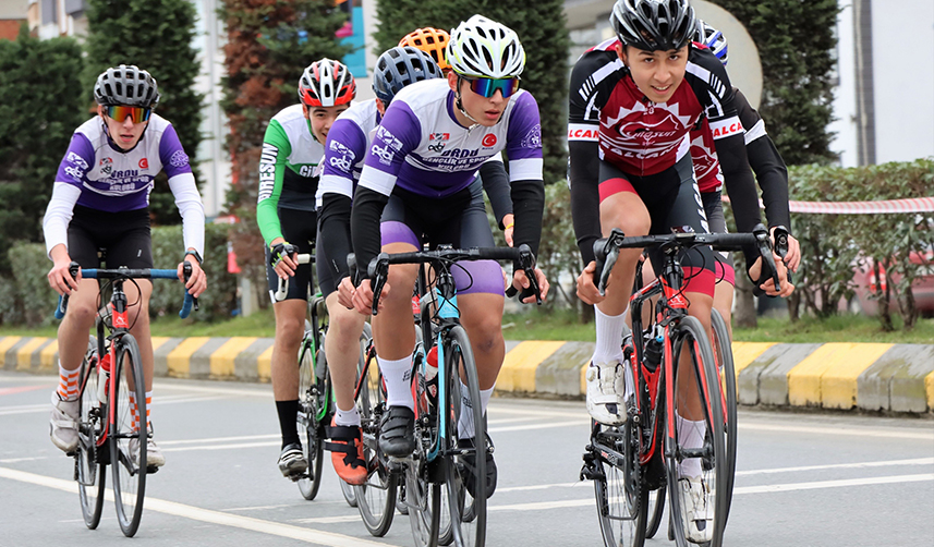 Trabzon'da bisiklet yarışları heyecanı
