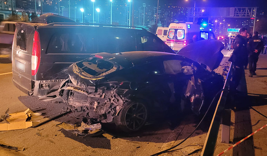 Trabzon'da feci kaza! 1 ölü, 4 yaralı