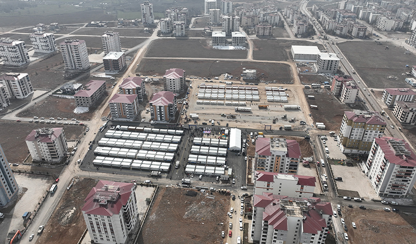 Trabzon'dan depremin merkez üssüne konteyner kent