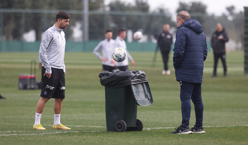Trabzonspor’un Ümraniyespor maçı hazırlıkları sürüyor