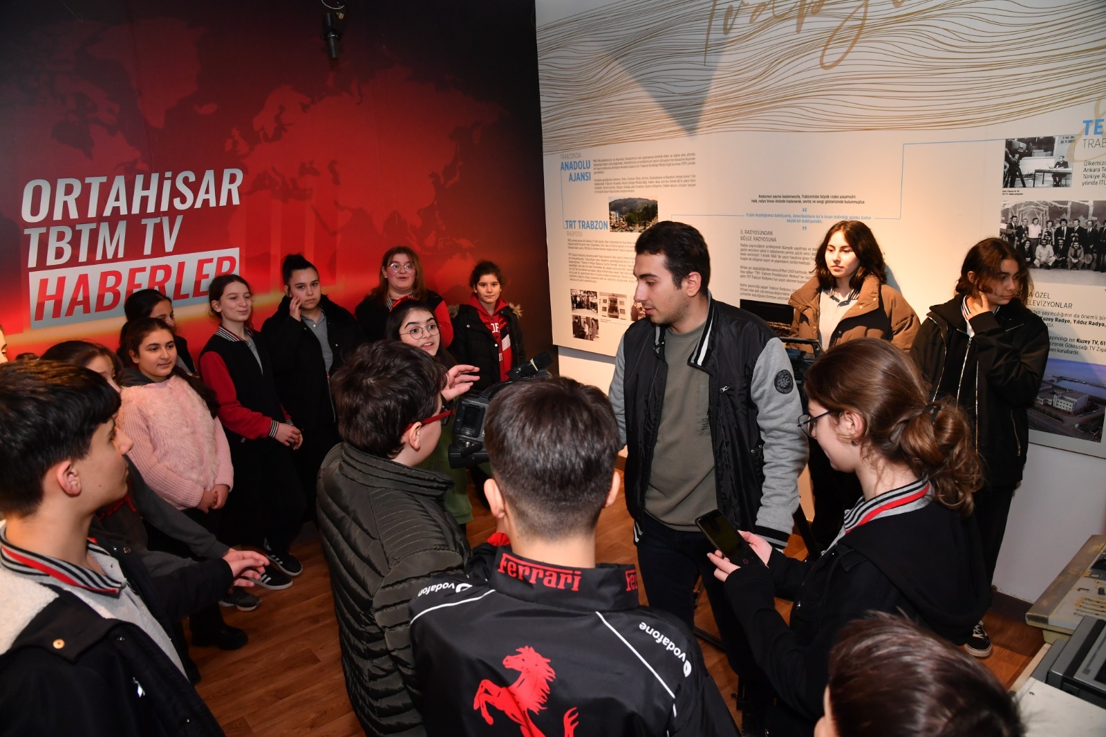 Trabzon'da öğrenciler Basın Tarihi Müzesi’ni ziyaret etti