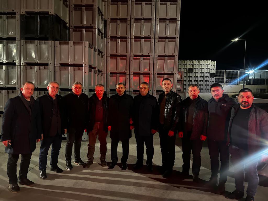 Ortahisar İlçe Başkanı Çebi depremzedeleri ziyaret etti 