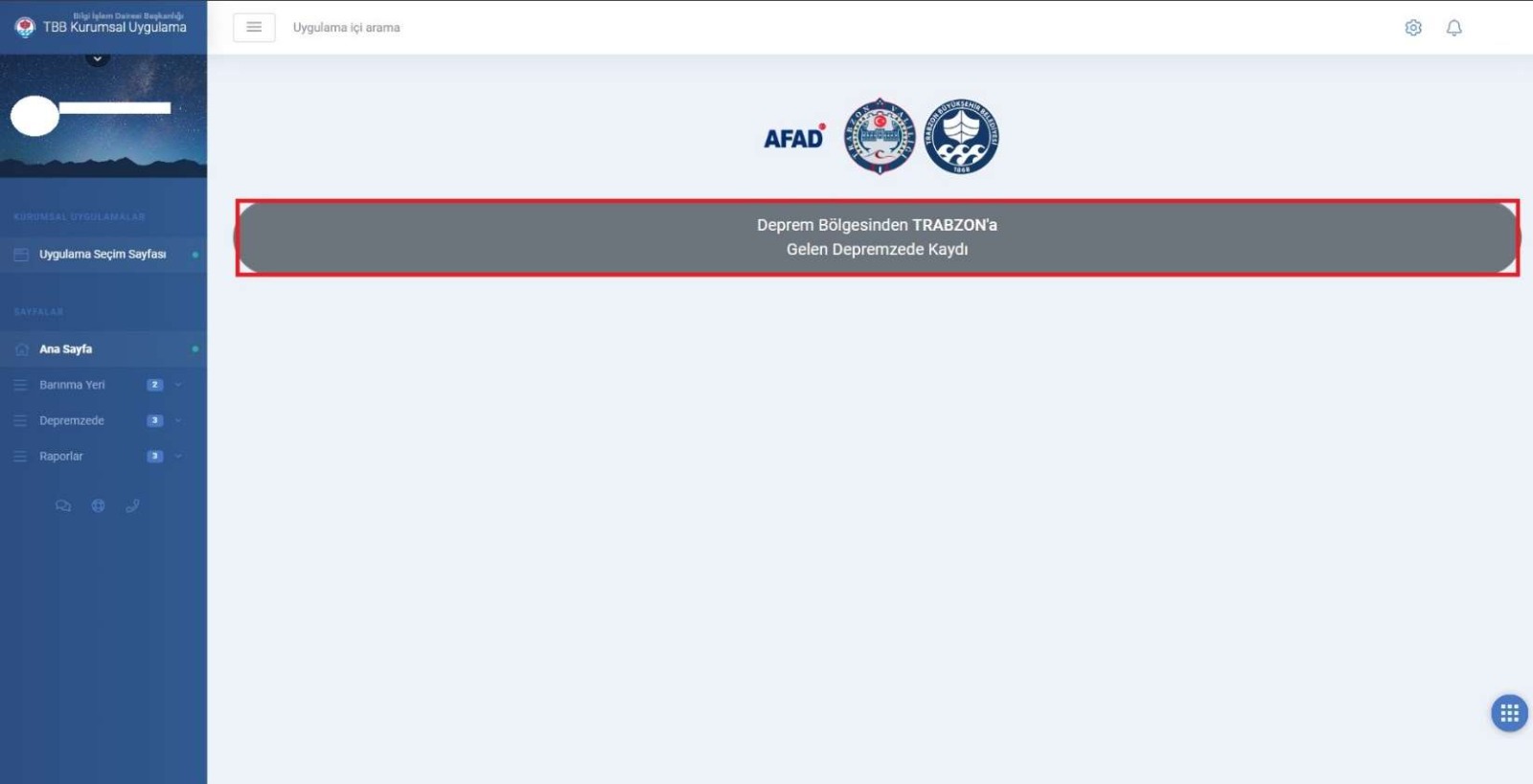 Trabzon'da TAYDES ile depremzedelerin hayatı kolaylaşıyor