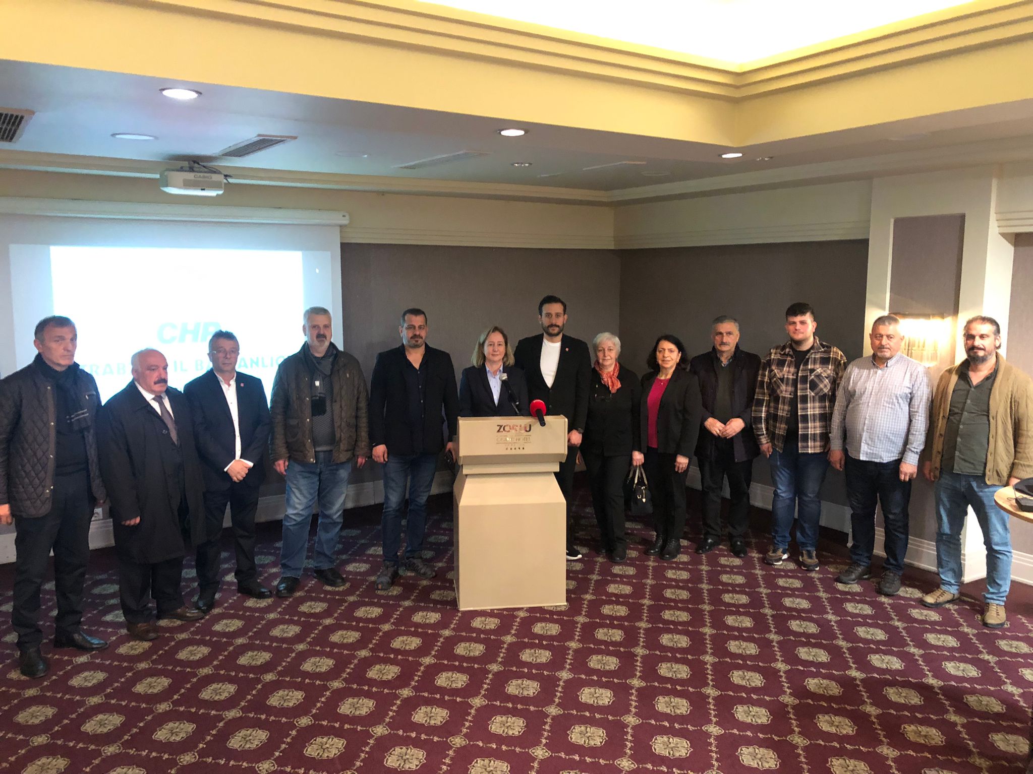 CHP Trabzon İl Başkanı Demiröz basın ile bir araya geldi! 