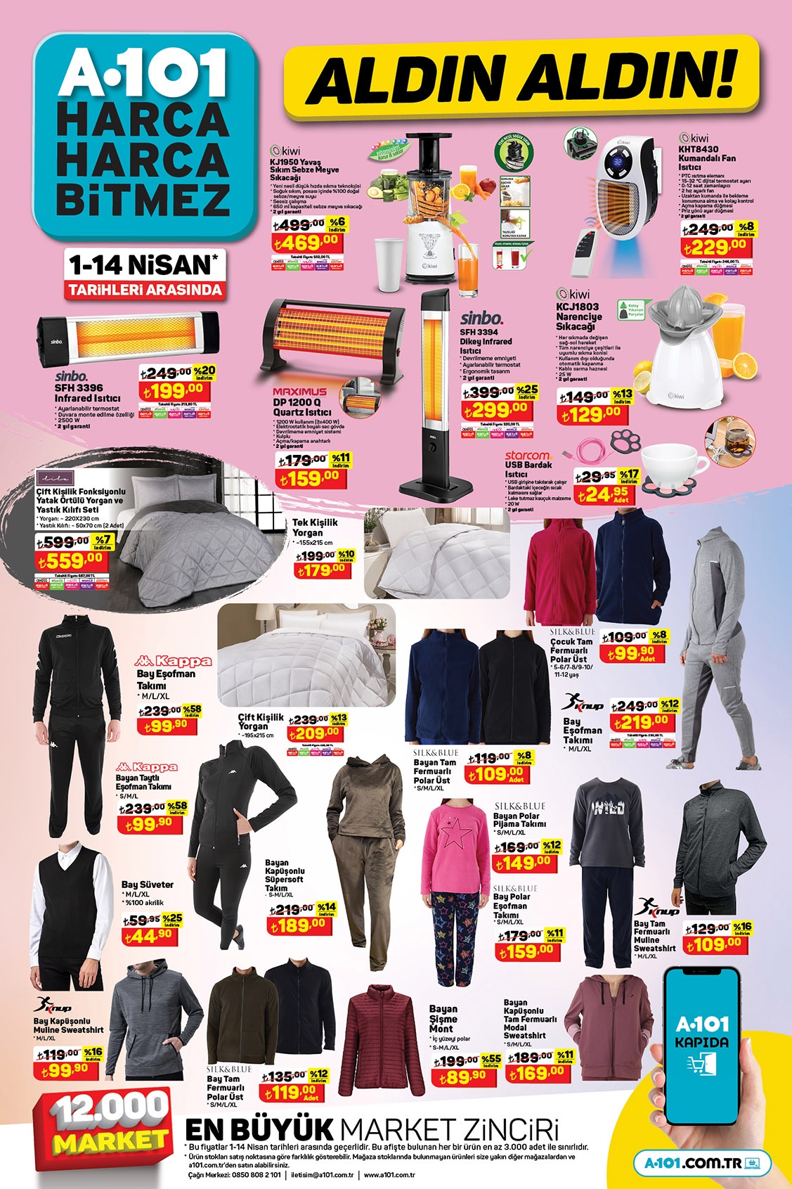 A101 Aktüel ürünler 7 Nisan 2023! A101’de bu hafta neler var?