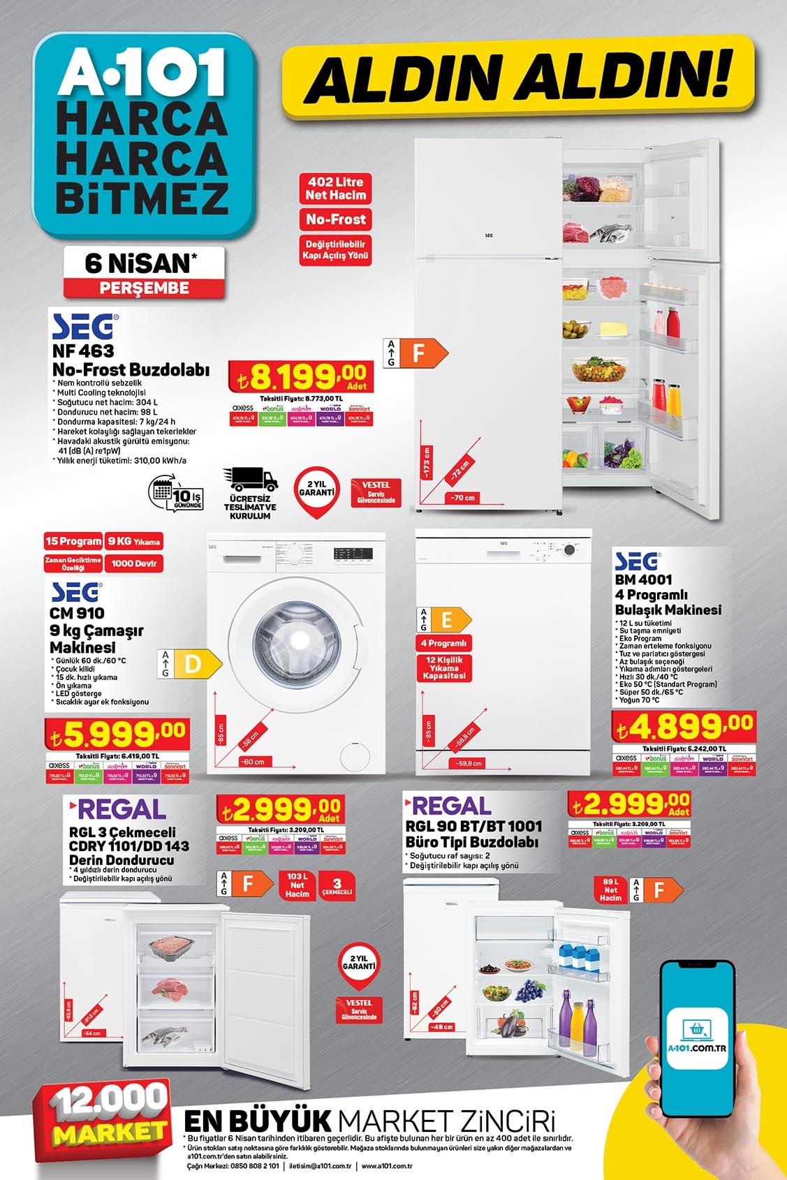 A101 Aktüel ürünler 7 Nisan 2023! A101’de bu hafta neler var?