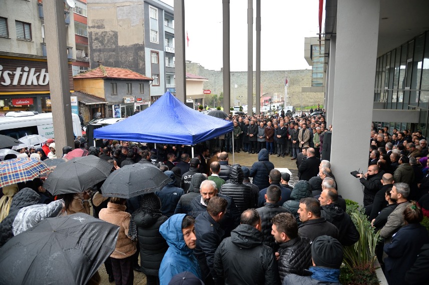 Trabzon’da Ahmet Adanur için tören!