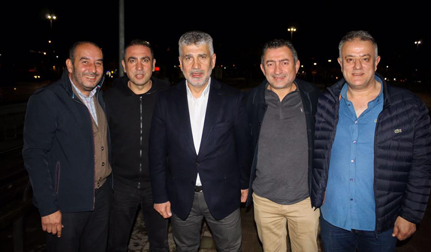 AK Parti Trabzon Milletvekili adayı Yılmaz Büyükaydın'dan Yomra İlçe Başkanlığına ziyaret