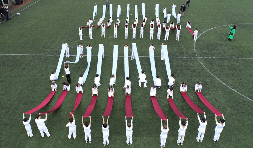 Akçaabat'ta 23 Nisan törenle kutlandı