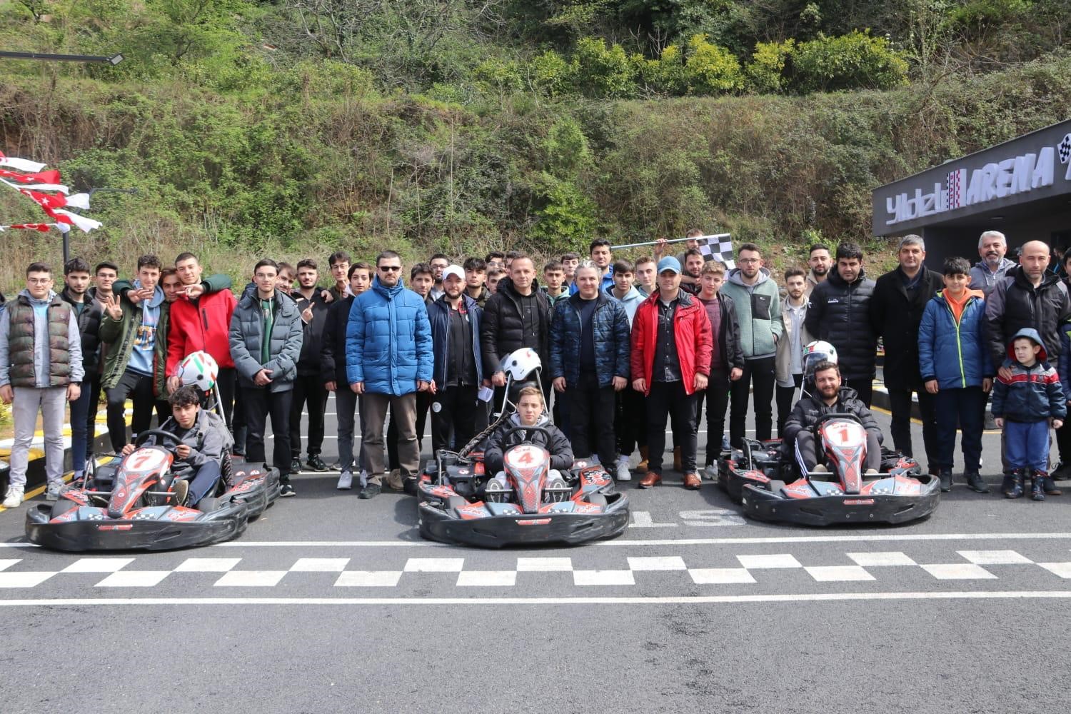 Trabzon'da Go-Kart turnuvası nefesleri kesti