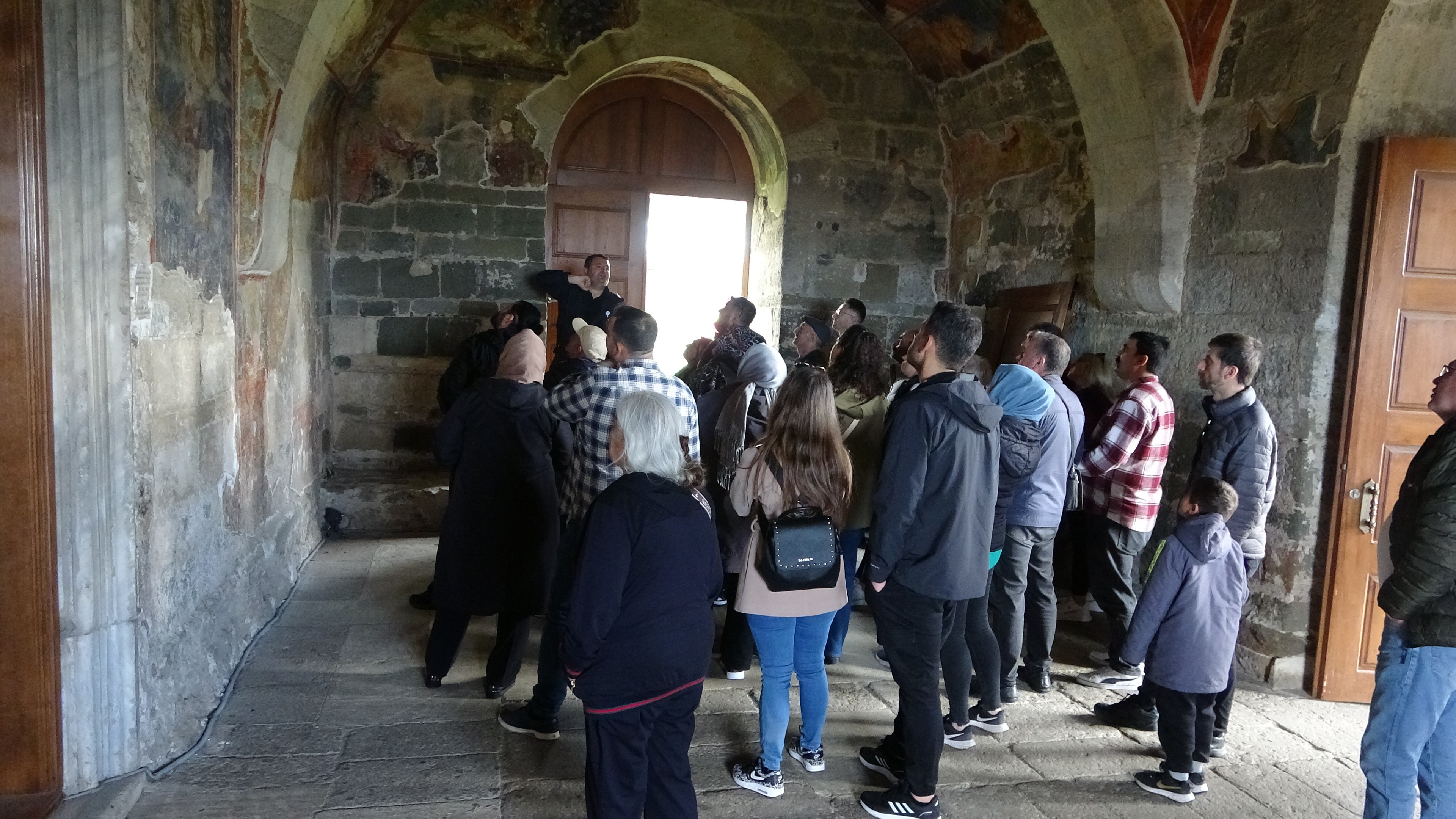 Trabzon'daki Ayasofya Camiinde Ramazan Bayramı yoğunluğu