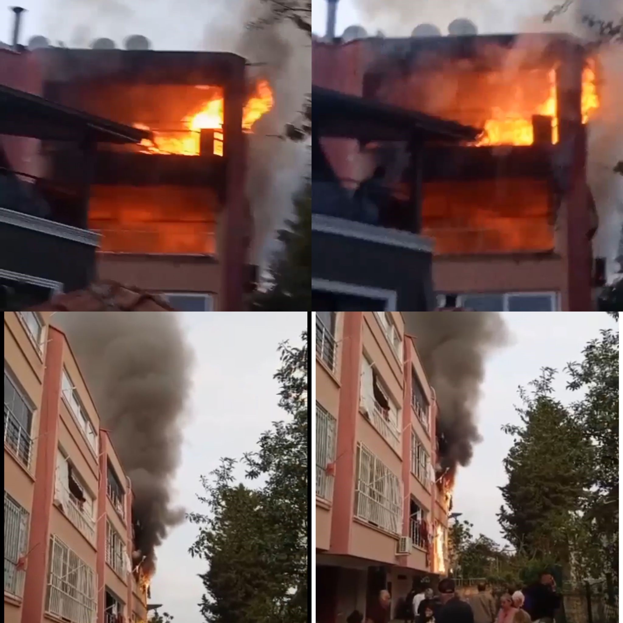 Mersin'de yangın faciası: Üçüzlerden 2'si hayatını kaybetti