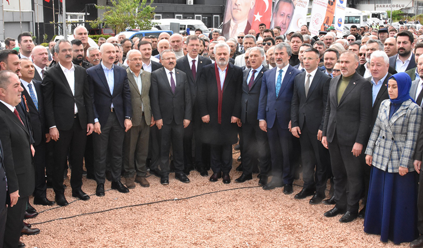 Bakan Karaismailoğlu ve Bakan Özer, Ordu'da kara yolu temel atma törenine katıldı
