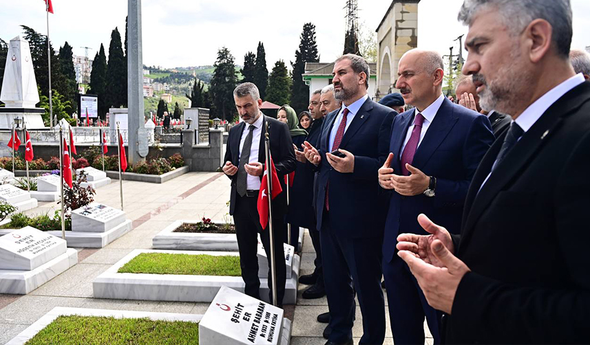 Bakan Karaismailoğlu’ndan Ali Şükrü Bey’in kabrine ziyaret