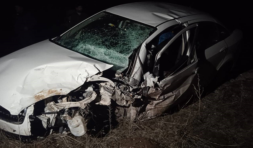 Bayburt'ta trafik kazası! 2 yaralı