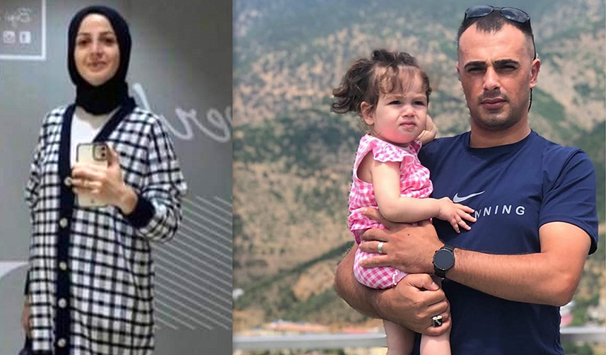 Bayburt'ta trafik kazasında hayatını kaybeden uzman çavuş ve ailesi törenle son yolculuğuna uğurlandı