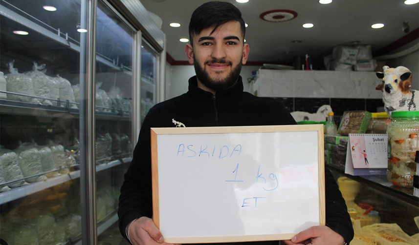 Bayburt'ta yeni kampanya! 'Askıda et'