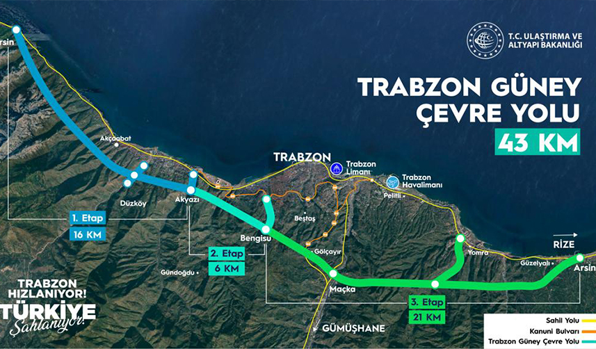 Bakan Karaismailoğlu'ndan Trabzon Güney Çevre Yolu açıklaması: "Milletin parasının nereye gittiği ortada"