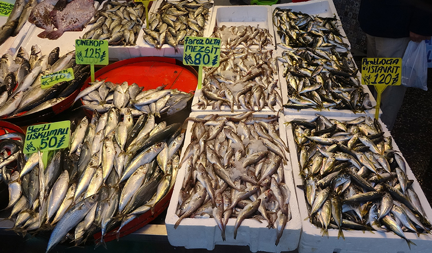 Denizlerde av yasağı başladı ama Trabzon'da tezgahlardaki hareketlilik sürüyor