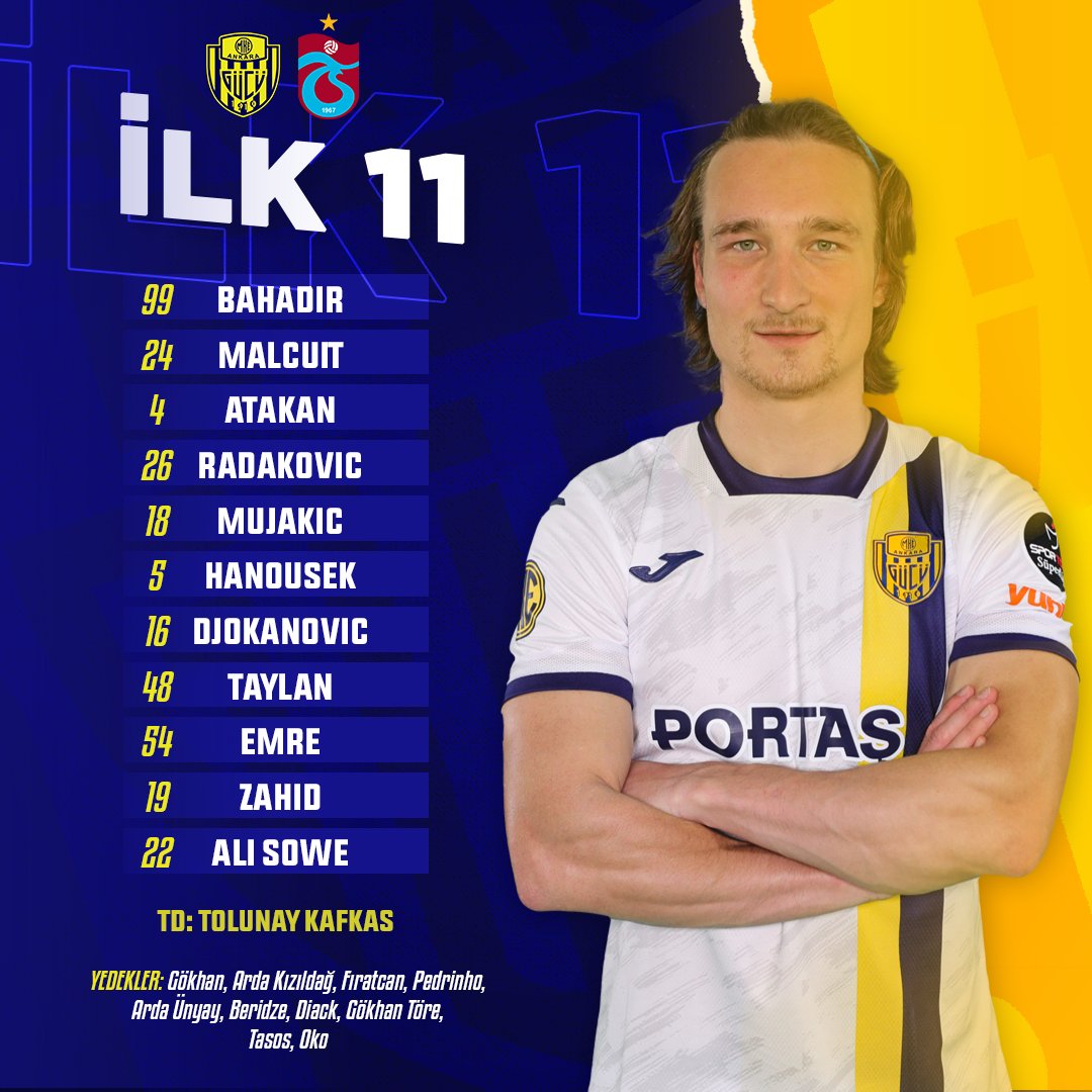 Trabzonspor'un Ankaragücü maçı ilk 11'i belli oldu