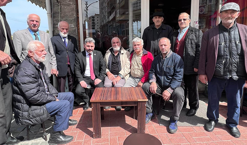 MHP Milletvekili aday adayı Türedi, Trabzon'da seçim çalışmalarını aralıksız sürdürüyor