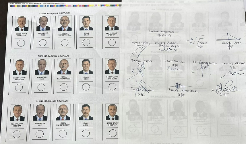  YSK, Cumhurbaşkanı seçiminde kullanılacak pusulayı onayladı