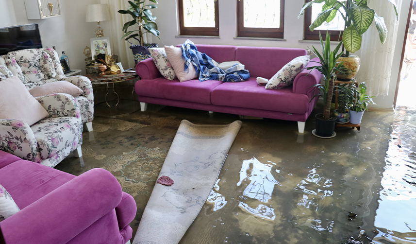 Trabzon'da ana su hattı patladı