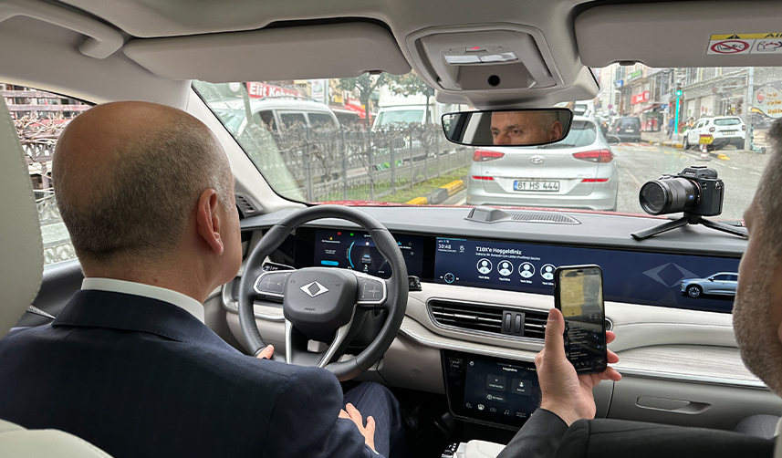 Yerli ve Milli TOGG ilk kez Trabzon sokaklarında! 