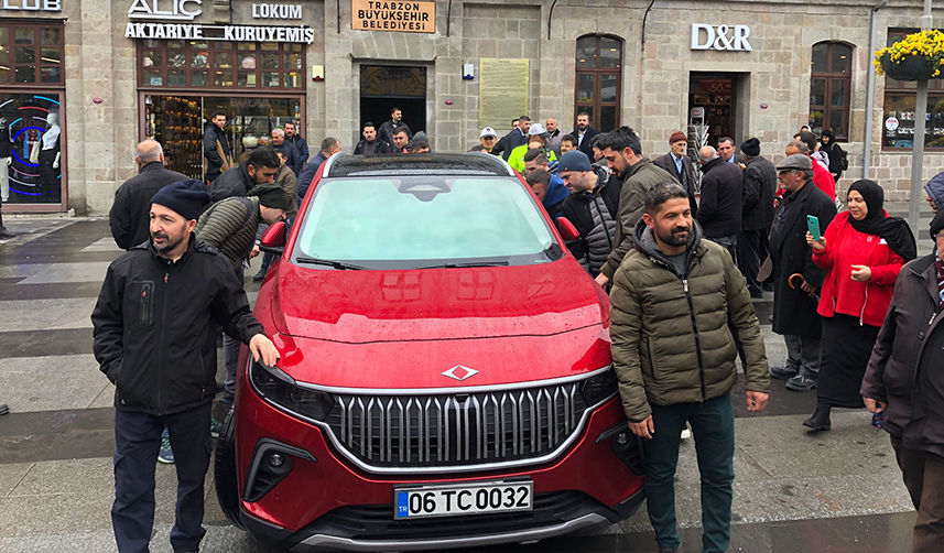 TOGG Trabzon’da büyük ilgi gördü