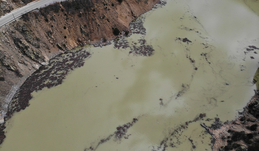 Torul Baraj ‘Çöplüğü’nde yine aynı görüntü