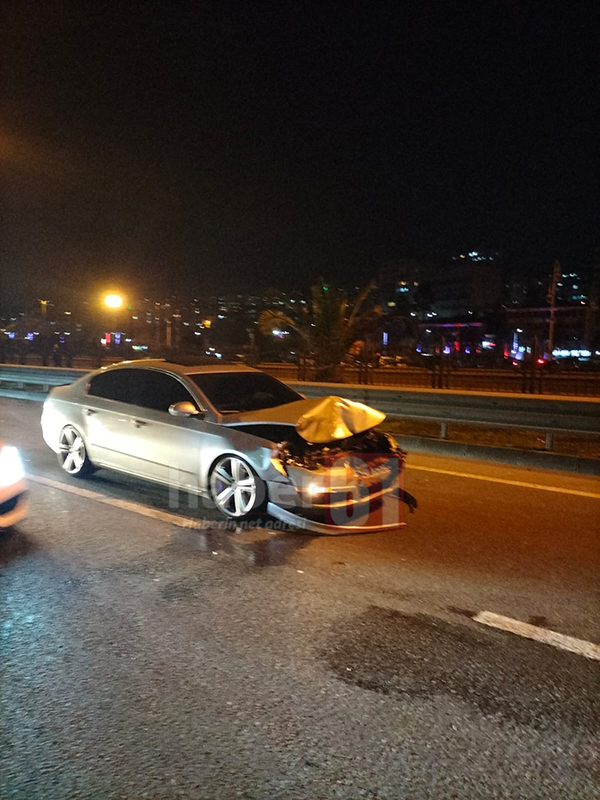 Trabzon’da iki araç birbirine girdi! 1 yaralı