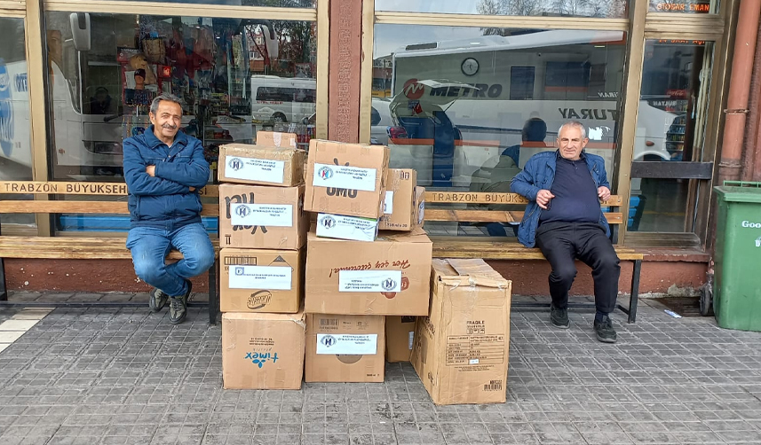 Trabzon'da öğrenciler depremzedeleri unutmadı! "Çorbada bizim de tuzumuz olsun"