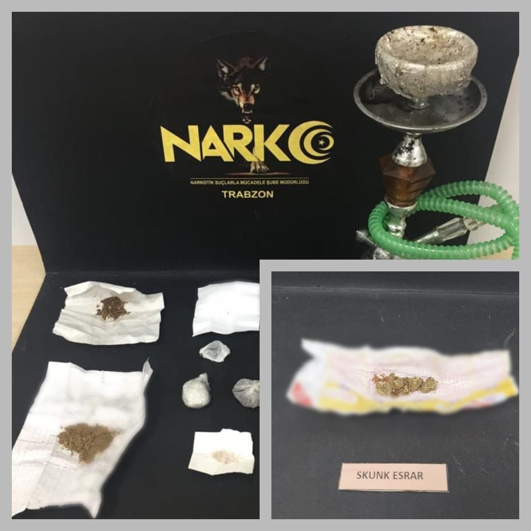 Trabzon’da uyuşturucu operasyonu! 7 Kişi yakalandı (2)