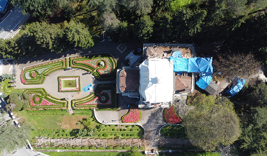 Trabzon'daki Atatürk Köşkü tarihinin en kapsamlı restorasyonunda