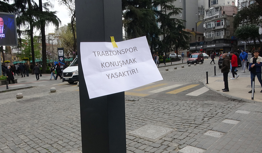 Trabzonspor taraftarından gülümseten tepki